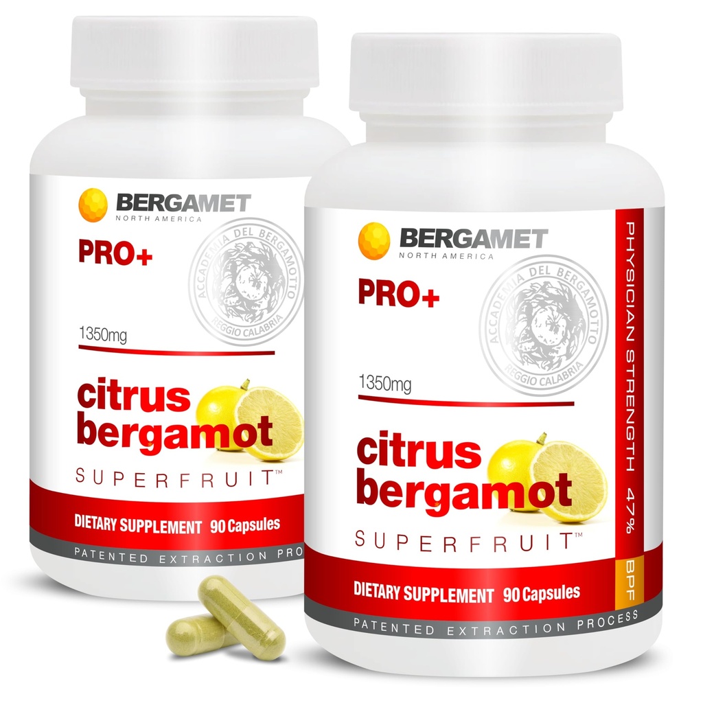 감귤류 Bergamot SuperFruit PRO+ 올리브 잎 추출물 - 47% BPF - 80% 폴리페놀 - 서빙 당 675mg - 세계 가장 강한 - 임상 연구에 의해 역행 - 미국에서 만드는 - 180 모자