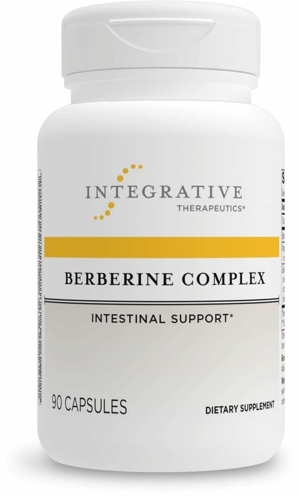 통합 Therapeutics Berberine Complex - 소화 및 Gut Health Supplement * - Vegan, Gluten-Free & Dairy-Free - 90 캡슐 (45 인분)