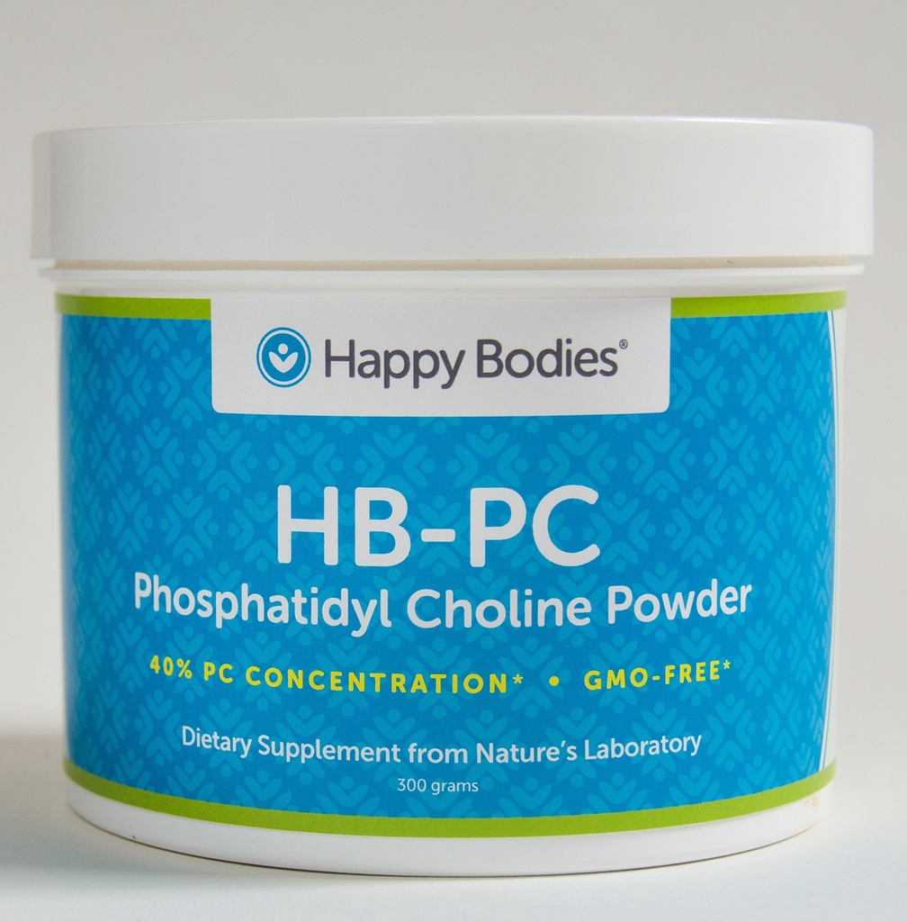 HB-PC Phosphatidyl Choline-40%, 300 g, GMO-FREE 분말 (HBPC) 행복한 몸