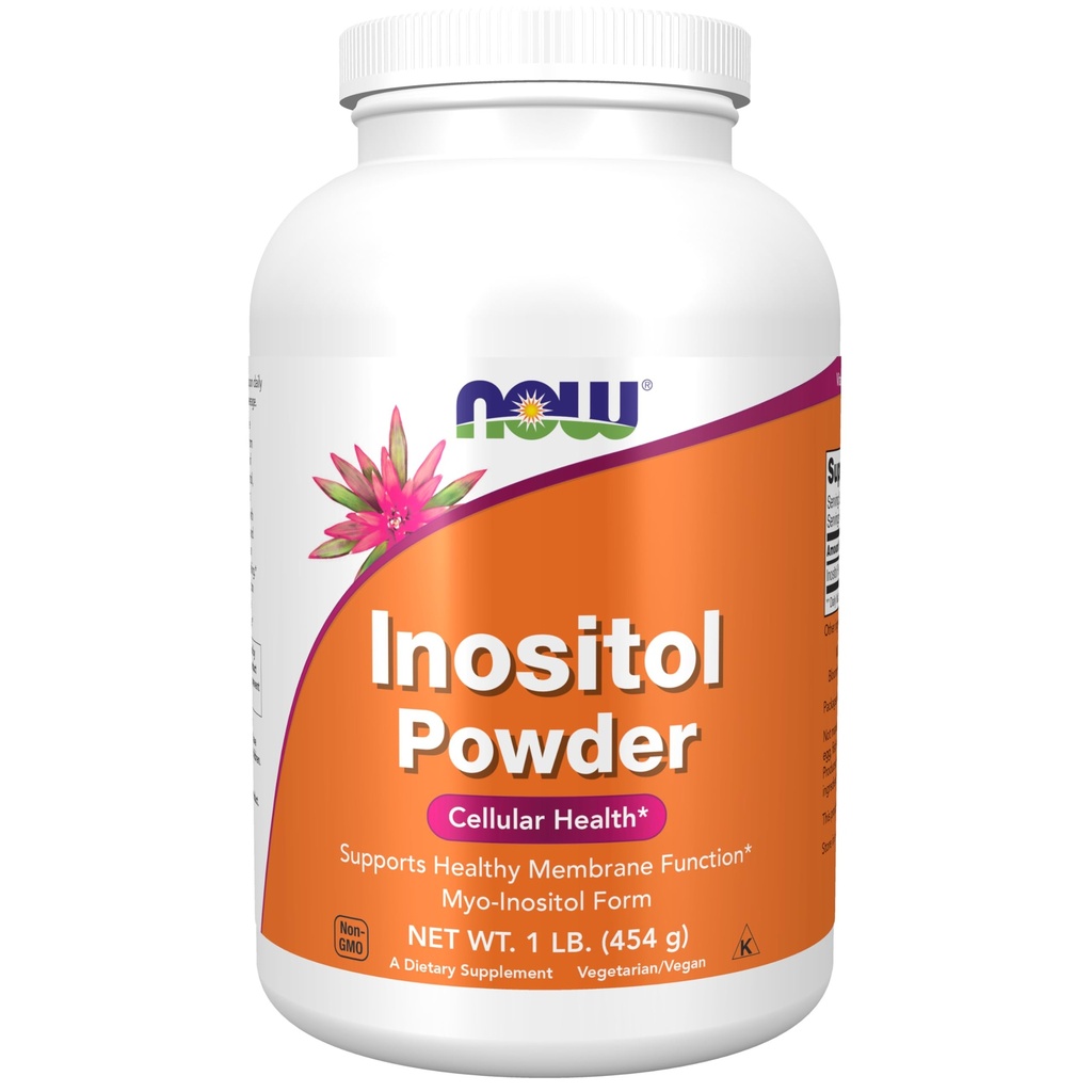 NOW 식품 보충제, Inositol 분말, Neurotransmitter Signaling*, Cellular Health*, 1-Pound