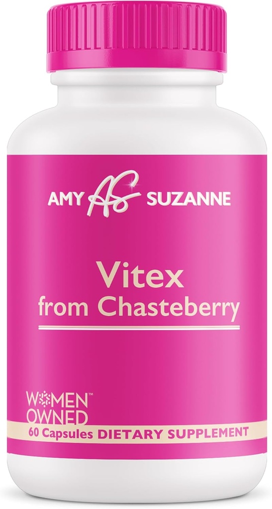 여성을위한 Vitex 보충 - 유기 Chasteberry의 여성 호르몬 조화 - 호르몬 균형, 기간, Perimenopause 지원 - 60 캡슐