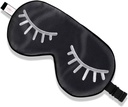 ZIMASILK 100 % 천연 실크 수면 마스크 블라인드, 가방 (Eyelashes)와 수면을위한 조정 가능한 슈퍼 스무스 소프트 아이 마스크