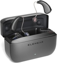 Alpha Hearing Aids, AI 소음 취소 OTC Hearing Aids for seniors & Adults, Super Clear Sound, Long-Lasting Battery는 충전식 보청기, 4 모드, Metallic Dark Grey를 운영했습니다.