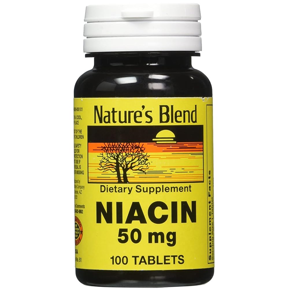 자연의 혼합 Niacin 50 밀리그램 100 탭