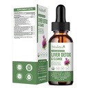 Liver 건강 & 림프 배수장치 낙하 - 지원 Liver Cleanse Detox & Artichoke 우유 이틀 Silymarin 추출물, Dandelion, Turmeric, Berberine를 가진 수선 w/21 유력한 허브 견과류-60ml