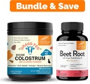 Sandhu의 순수한 Bovine Colostrum 분말은 인간을 위한 보충교재 & Bioperine 캡슐을 가진 Beet 뿌리 분말을 보충합니다| Immune, Gut, 근육 & 건강한 에너지 수준을 지원합니다