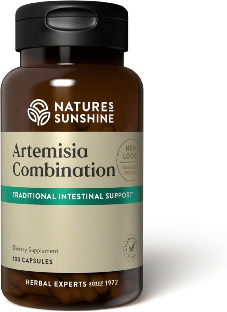 Nature's Sunshine Artemisia 조합, 100 모자, 코셔