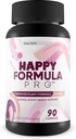 해피 포뮬러 프로 - 우리의 최고의 해피 알약 비타민 D 계류 지원 보충 - Happpy Supplements Natural Mood Support Supplements for Women, Mood Support Supplements for Men - Postpartum Mood Support