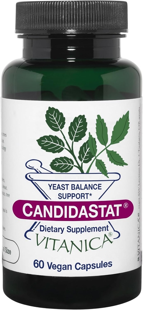 Vitanica Candidastat의 균형 잡힌 지원, 채식주의자, 60의 캡슐