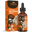 Liposomal 버섯 복잡한 하락 2000 MG - 20 유기 버섯 추출물 - Immunity, Cognitive 및 기억을 위한 진보된 액체 공식 - 사자 Mane 보충교재, Reishi, Cordyceps, Chaga, 30의 서빙