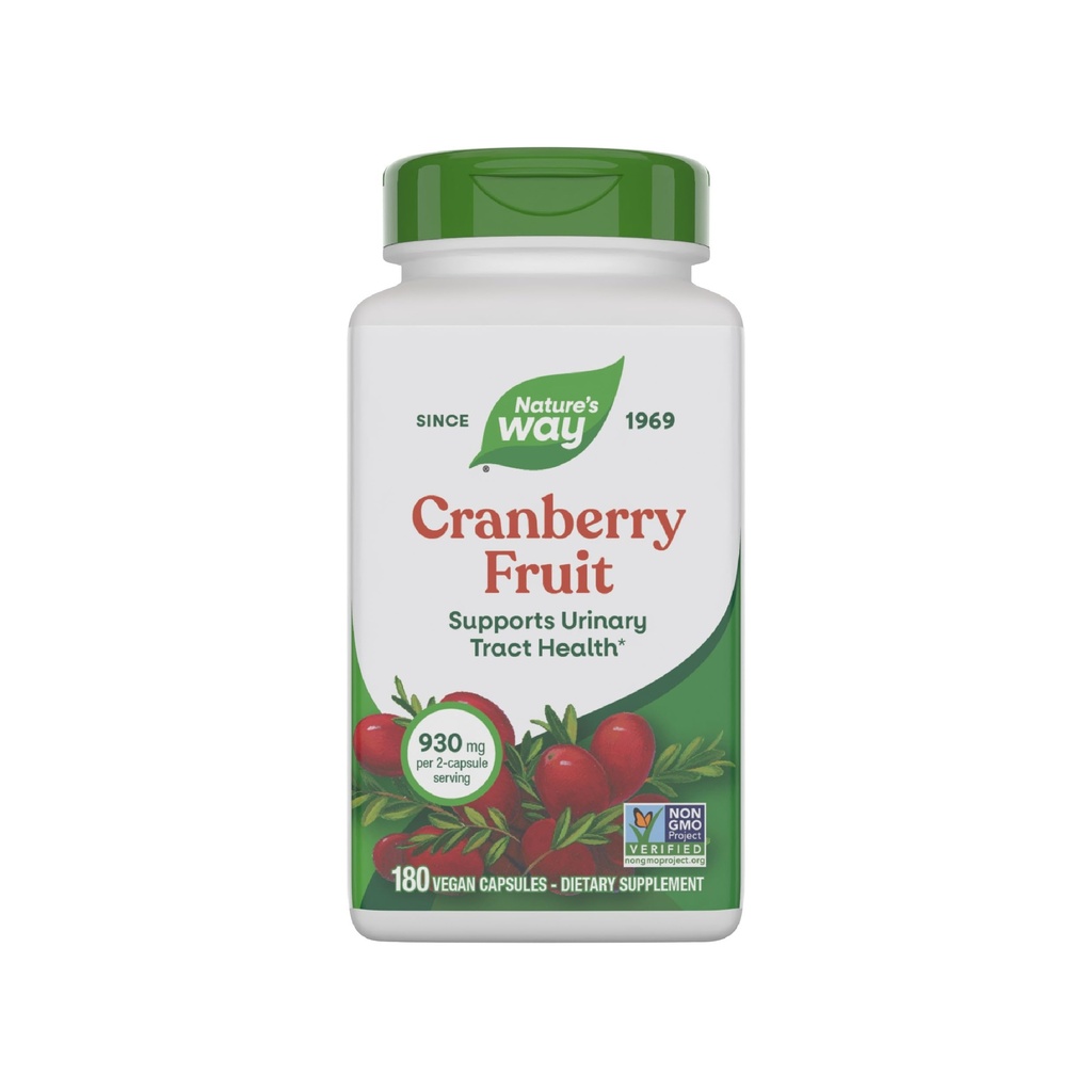 자연의 방법 크랜베리 과일, 크랜베리 보충 교재, 지원 Urinary Tract Health*, 2 캡슐 서빙 당 930 mg, 180 캡슐 (포장 May Vary)