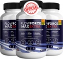 Flow Force Max Extra Prostate 보충제 남성 캡슐, 건강 보조제 - 최대 강도, 모든 자연 지원 정상 및 건강한 기능 (300 캡슐) (5 팩)