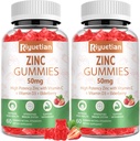 아연 Gummies 50mg - 비타민 C, D3 & Elderberry, Echinacea, 아연 Immune 건강 Gummies, 비 GMO, 남자 & 여자를 위한 자연적인 산화 방지제 보충교재, Vegan 2 팩