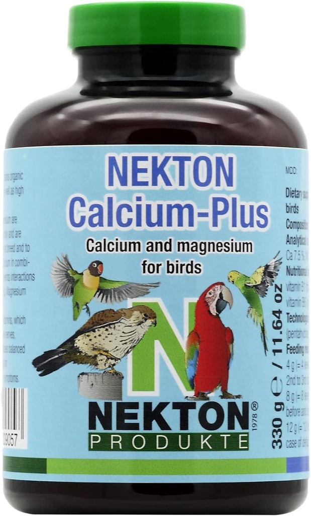 Nekton 칼슘 플러스 - 마그네슘과 칼슘 & 비타민, 화이트, 330g / 11.64 온스