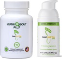 NutriGout 플러스 Uric 산 보충교재 및 여분 힘 합동 불편 안전 Topical 크림