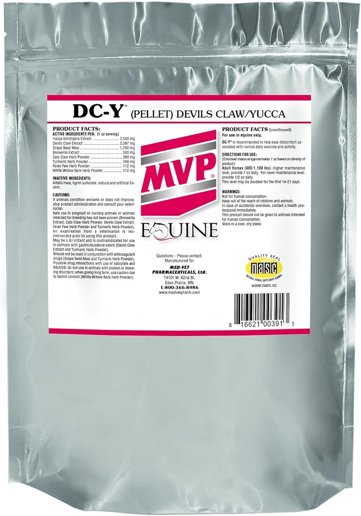 DC-Y (2 lb) Minimizing Aches 및 Tenderness는 말의 모든 일 활동과 관련 ...