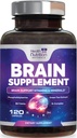 뇌 기억 보충교재 - 농도, 명확성 & 초점 지원을 위한 3X 힘 Nootropics - Bacopa, Phosphatidylserine & DMAE, 뇌 승압기, 120의 캡슐을 가진 뇌 건강 Cognitive 비타민