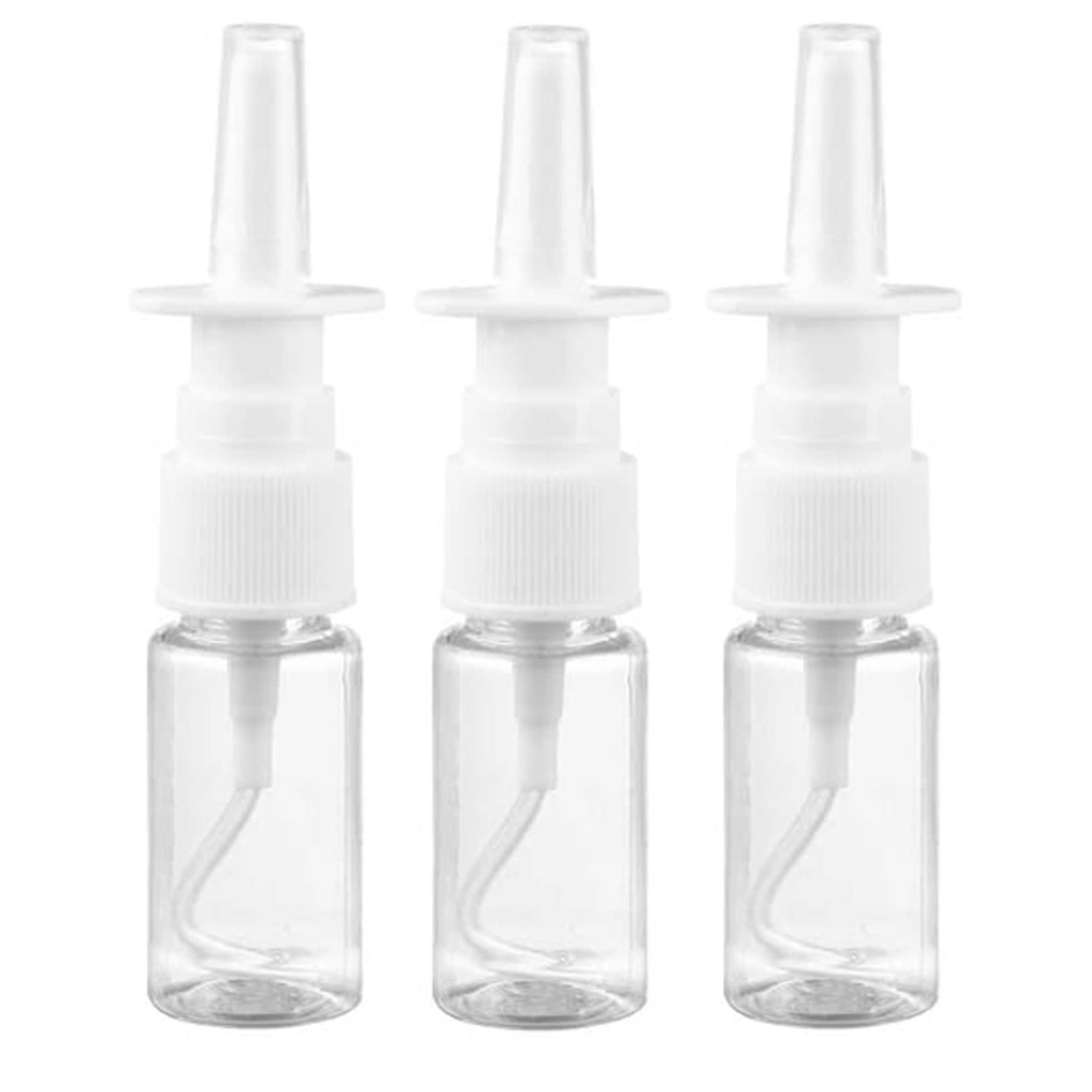 Medsuo 3pcs 10ml Nasal 살포 병 안개 살포 병 명확한 빈 Rhinitis 배려 스프레이어 Saline 정유를 위한 직접 살포 콘테이너