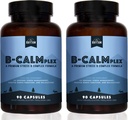 Natural Rhythm B-CALMplex, 2 Pack, Unique B Vitamin Blend, B Complex Support Proper Nerve Function and Relaxation, 3 개월 공급, 90 카운트 병