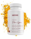 SUBSTANCE. - Digestive Wellness의 자연 섬유 및 향신료 - 지원 콜론 클렌징 - Psyllium Husk, Flax Seed & Ginger와 공식화 - Dietary Fiber Supplement - Vegan-Friendly - 240 캡슐