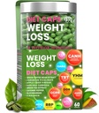 체중 감소 다이어트 캡슐, 자연 식욕 억제제, 일 & 밤 지방 버너 for Women & Men with Apple Cider, Green Coffee Bean Extract, Metabolism Booster Supplement - 60 알약