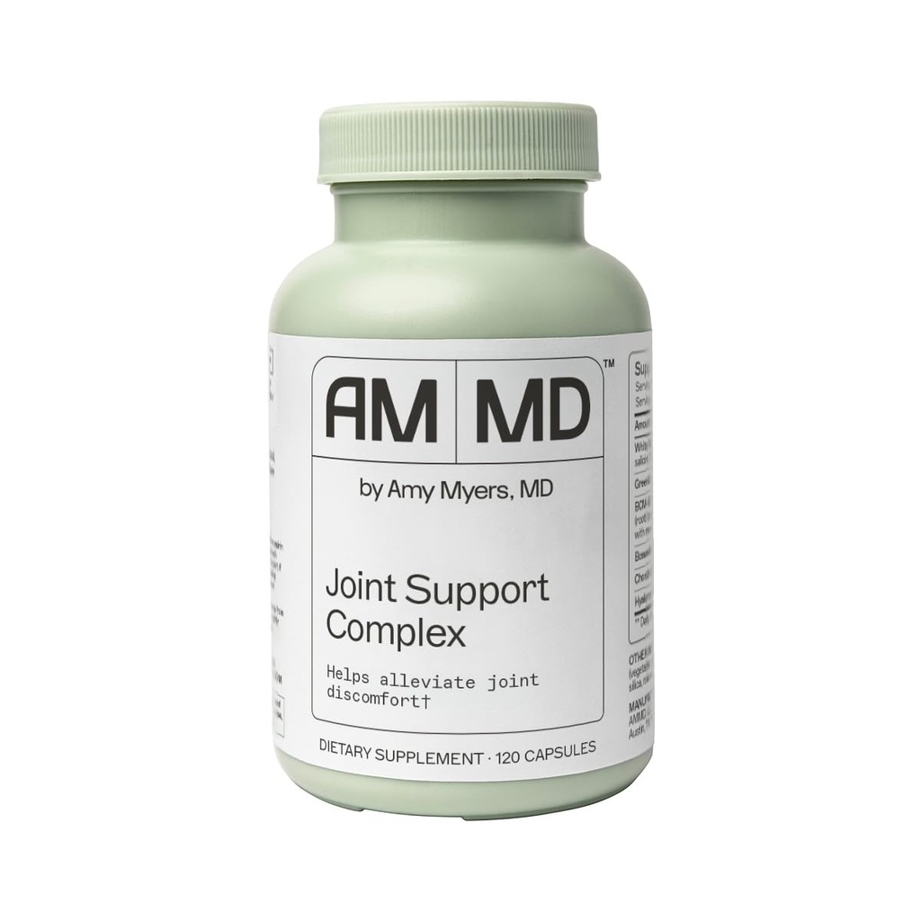 Amy Myers MD Join Support Complex 보충 - 관절 건강 및 이동성 지원 - 글루코사민 HCL - Chondroitin - Turmeric - 120 캡슐