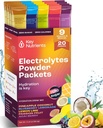 KEY NUTRIENTS Electrolytes Powder Packets No Sugar - 5 Delicious flavors in Hydration Packets 20 Pack - Calories 없음, 글루텐 무료 전해질 분말 패킷, 비 GMO, 미국에서 만든