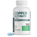 Bronson 구리 Glycinate 3mg Chelated 우량한 흡수 비 GMO, 180 채식주의자 정제