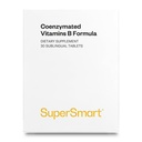 Supersmart - Coenzymated B 공식 - 모든 B 그룹 비타민을 함유 - 5 배 더 많은 활성 | Non-GMO 및 글루텐 무료 - 30 정제