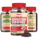 Ceylon Cinnamon Gummies와 Berberine — 설탕 자유로운, 98% 순수한 & 10x 흡수 - 무게 관리를 위한 1200mg HCL 유기 Berberine 보충교재, 면역력, 대사 & 소화 건강 (30 일)