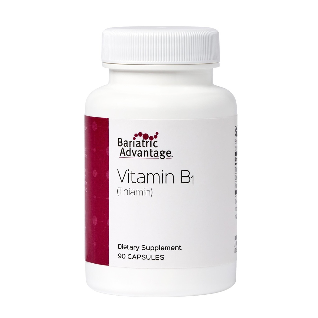 Bariatric 이점 비타민 B1 Thiamin - 100 mg Thiamin Mononitrate - 쉬운 소화 - Bariatric 환자를 위해 디자인해 - 에너지 생산* - 90 조사를 지원합니다