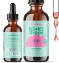 JoySpring Vitamin D Drops for Toddlers to Support Growth, Bone, Immune Health, Kids 아연 보충제 - 비타민 B2, B6, B12 및 B5와 아연 액체 및 일일 컴플렉스 B 비타민과 엘더 베리