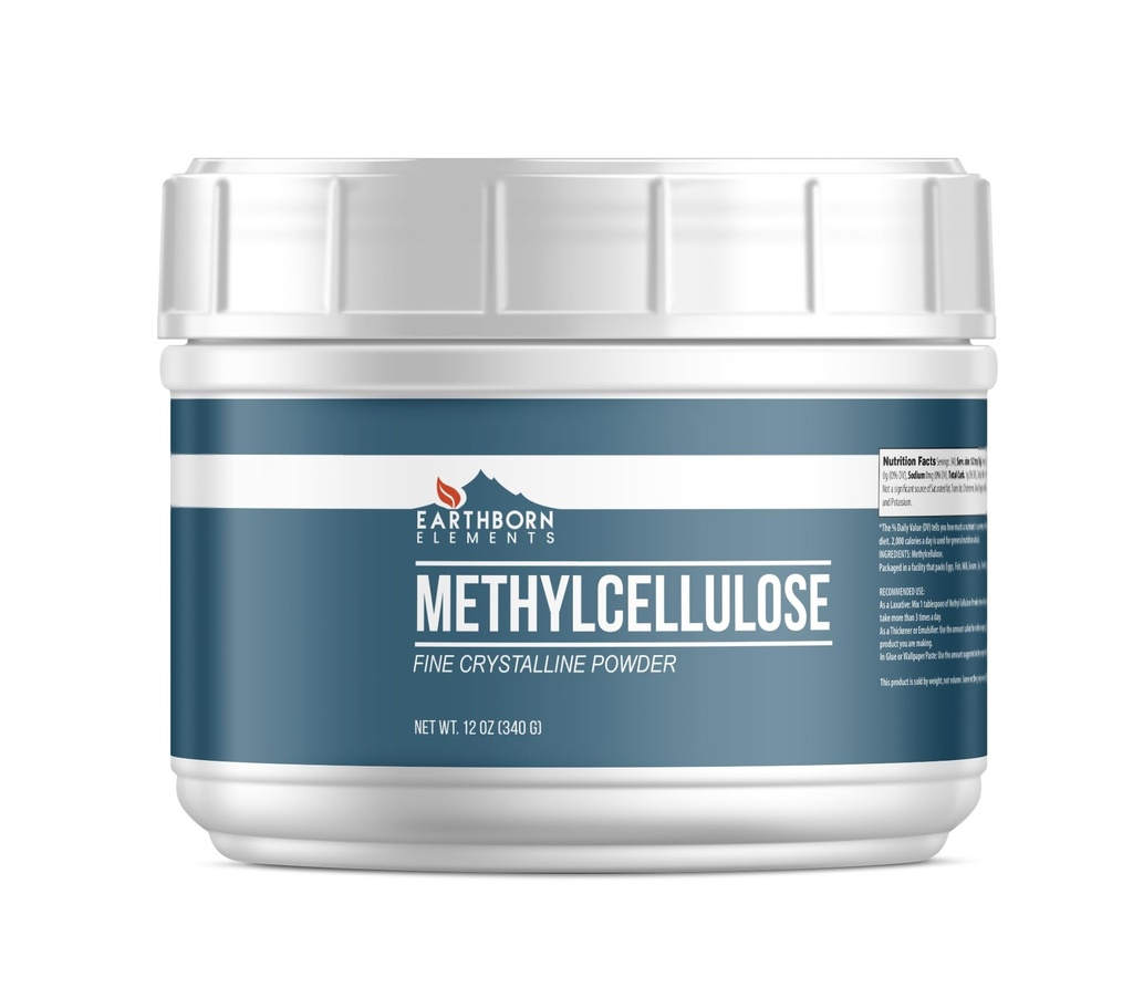 Earthborn 성분 Methylcellulose (12 oz), 유화제 또는 첨가물 없음, 음식 급료