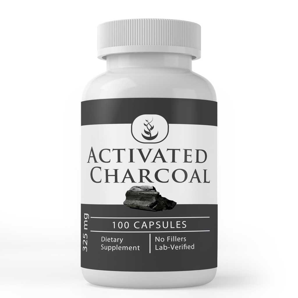 순수한 본래 성분은 Charcoal, (100의 캡슐) 항상 순수한, 첨가물 없음 또는 충전물, 검증된 실험실을 활성화했습니다