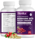 Berberine HCL 캡슐 1200 mg - Ceylon Cinnamon, Chromium, Veggies Blend와 Berberine 보충 - Metabolism 및 Immune System, Gut Health 지원 - 120 ct 삼키기 Vegan 알약에 쉬운