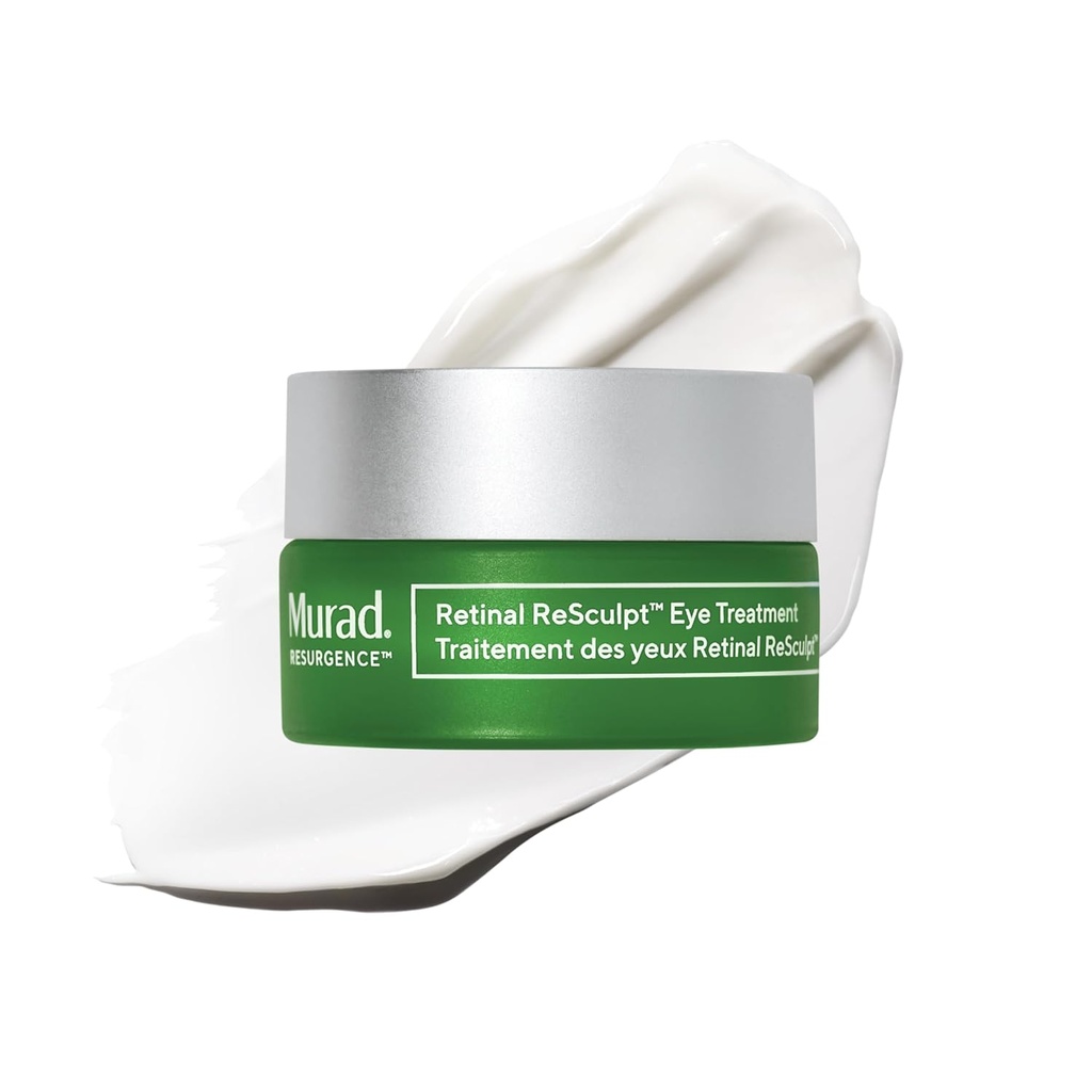 Murad Retinal ReSculpt Eye Lift Treatment - 캡슐화 된 Retinal, Gentian Root, & Youthful Eye 용 Oat-Firming Films가있는 나이 - Droopy Lids & Under-Eye Bags - 0.5 Fl Oz