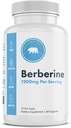 Berberine 보충 1200mg - 60 Vegan 캡슐 - 글루텐 무료, 비 GMO, 낙농 무료 - 30 일 공급