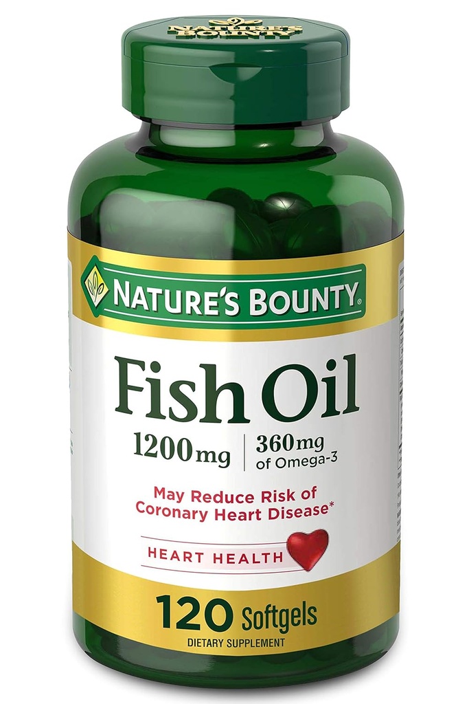 NBTY Fsh 기름 1200mg 24x120 SGL 미국