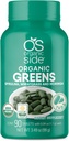 유기 녹색 (Spirulina, Wheatgrass & Moringa) 90 정제 - 비타민과 미네랄이 풍부한 - 슈퍼 그린 1100 mg - 공인 USDA - 비 GMO - Vegan