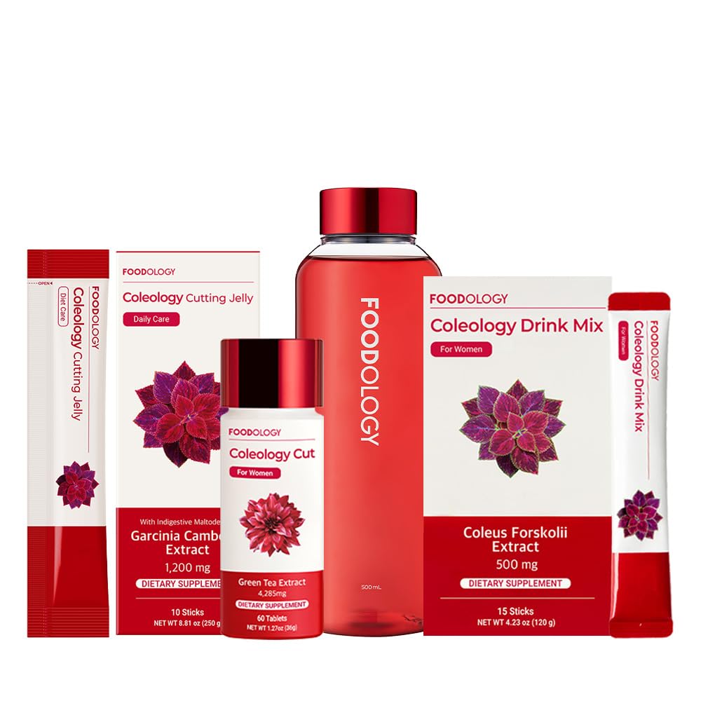 FOODOLOGY 뚱뚱한 가열기 빨간 선 뭉치 Coleology 음료 혼합 & Coleology 커트 & 절단 젤리 & 물병