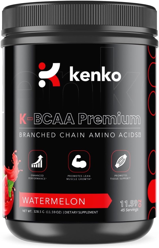Kenko는 K-BCAA 프리미엄, 분지 체인 아미노산 (수박)에 필수적입니다.