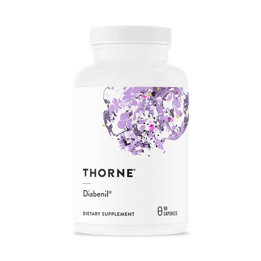THORNE - Diabenil - Chromium, ALA 및 Quercetin Phytosome - 90 캡슐을 유지하기위한 지원