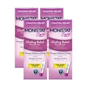 Monistat Chafing Relief Powder Gel, 비키니 지역, 허벅지 및 브래지어 라인, 1.5 Oz, 4 팩의 Long-Lasting Anti-Chafing Protection