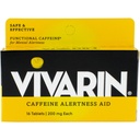 Vivarin, 카페인 알약, 각 정제에 있는 200mg 카페인, 안전하고 그리고 효과적으로 당신이 Awake, Alertness 원조, 에너지 보충교재, 16의 정제를 체재하는 것을 돕습니다 - 1 팩