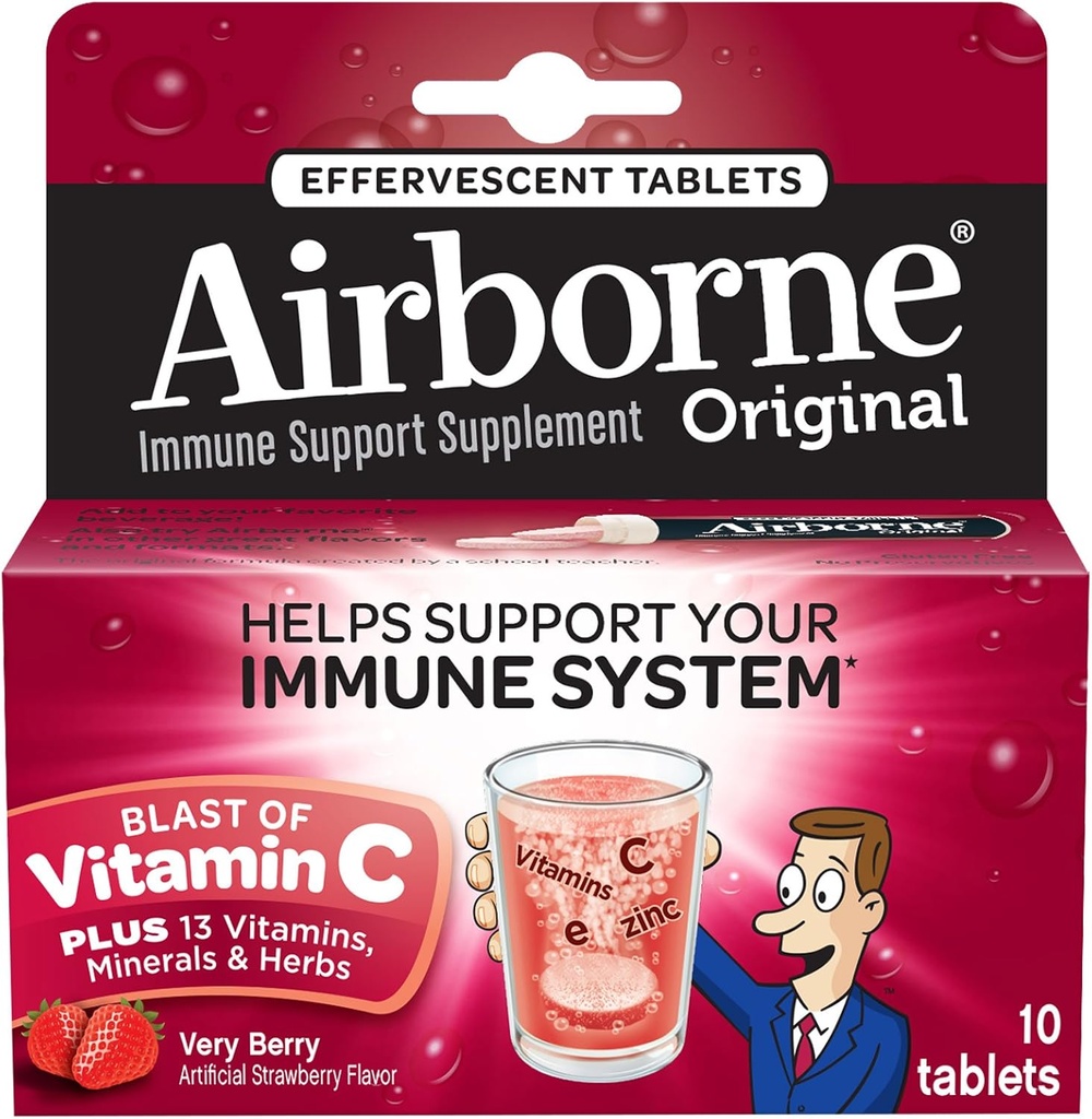 Airborne Immune 지원 보충교재, 아주 베리, 10 조사