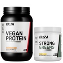 BARE 성능 영양 BPN Vegan Oatmeal 쿠키 단백질 + 강한 녹색 레몬 뭉치