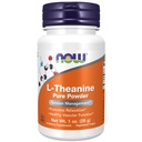 지금 음식 보충교재, L-Theanine 순수한 분말, 긴장 관리*, 아미노산, 1-Ounce
