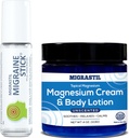 Migrastil Migraine Stick® 및 Topical 마그네슘 크림 및 바디 로션 번들