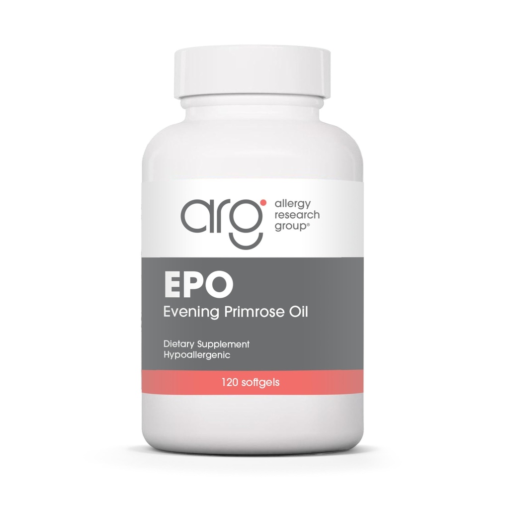 알레르기 연구 그룹 EPO - 남자를 위한 저녁 Primrose 기름 & 여자, 건조한 눈, Omega-6, GLA Gamma-Linolenic 산, 500mg 보충교재 - 120 조사