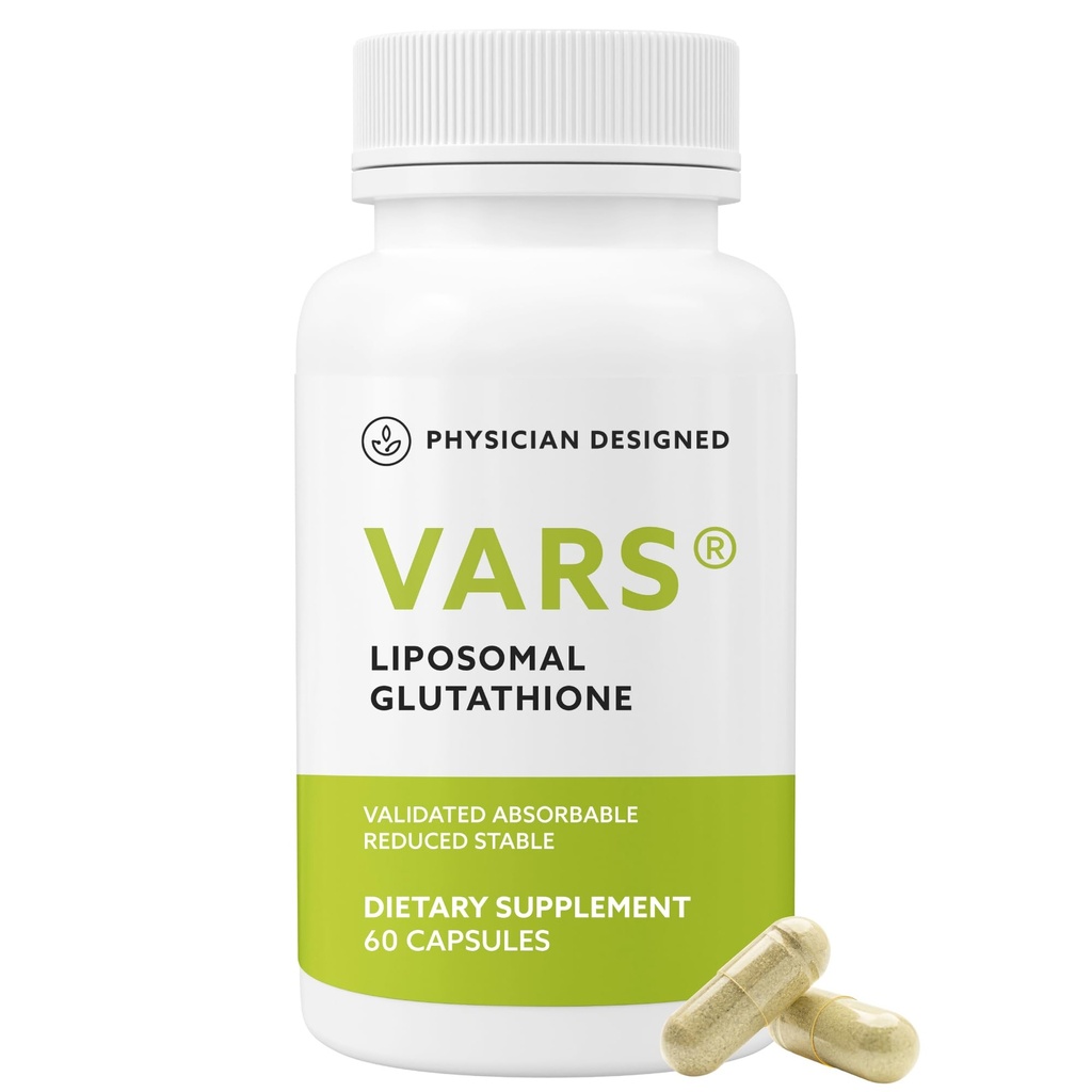 Physician는 VARS Liposomal 글루타티온 캡슐을 디자인했습니다 - 특허가 주어진 산화 방지제 액체 규정식 보충교재, 노화 방지, 해독, Fortify 면역 체계, 에너지 관리 피부 Brightening, 60 조사